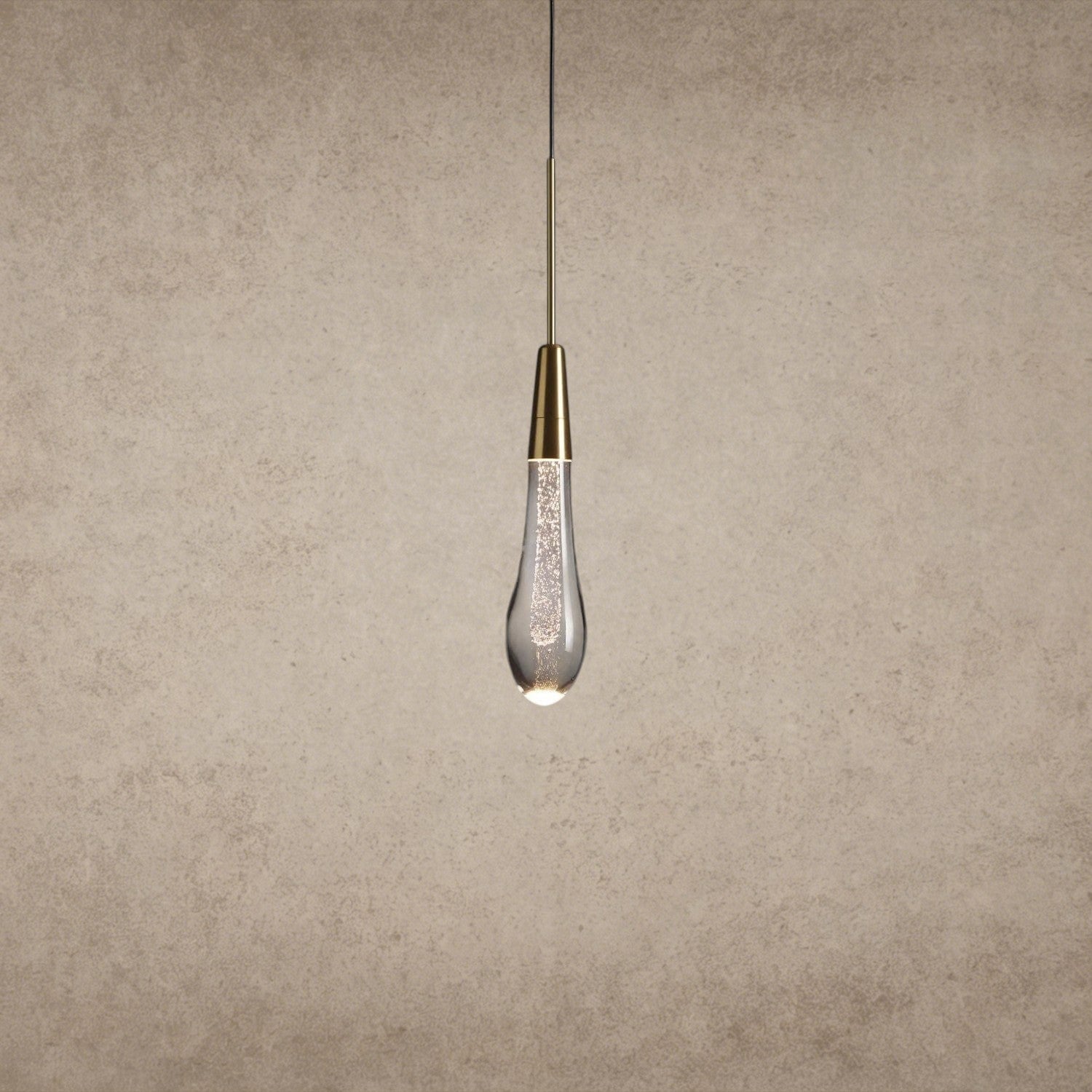 Brass Soltaire Pendant