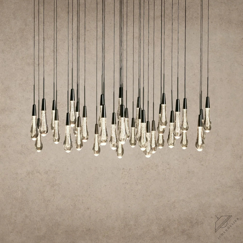 48" / Bronze Soltaire Round Chandelier 17", 24", 36", 58"