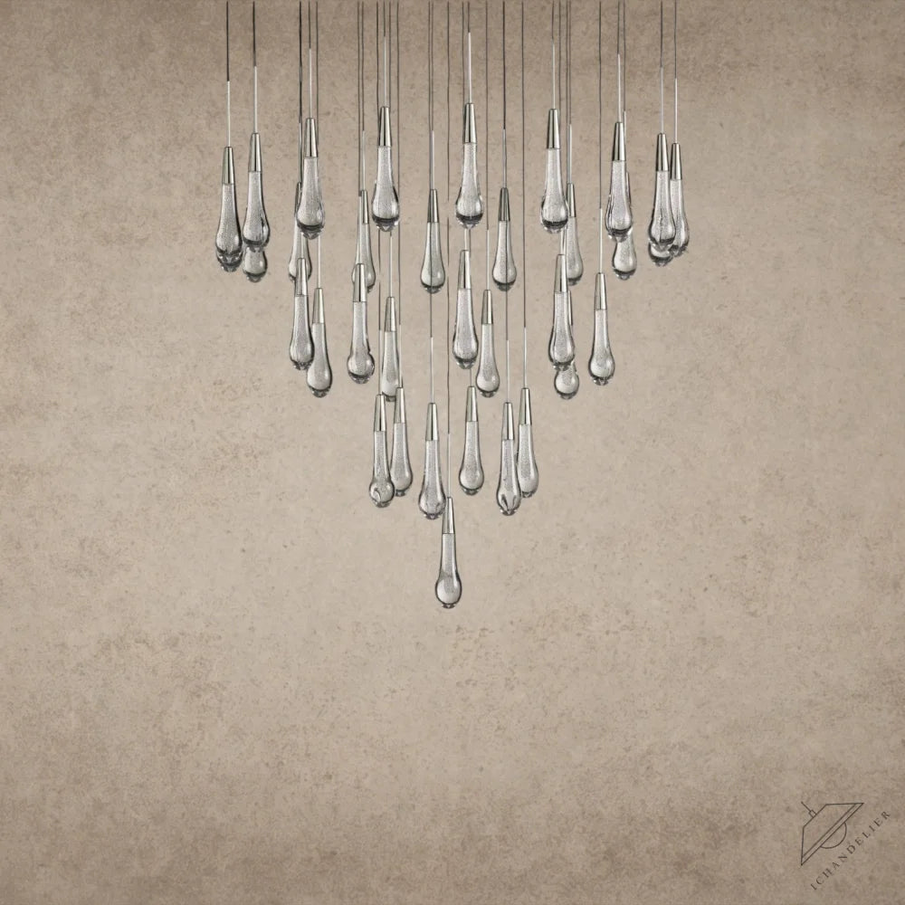 Soltaire Round Chandelier 17", 24", 36", 58"