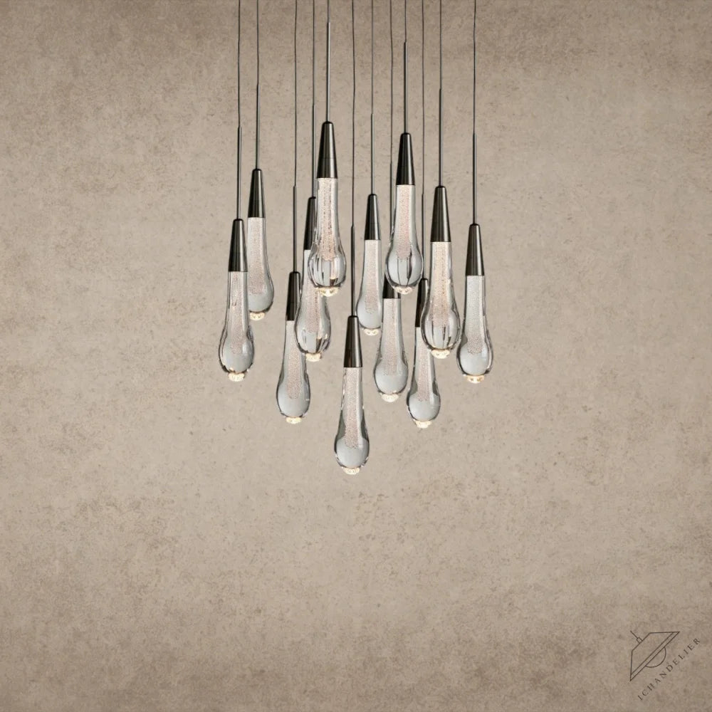 17" / Bronze Soltaire Round Chandelier 17", 24", 36", 58"