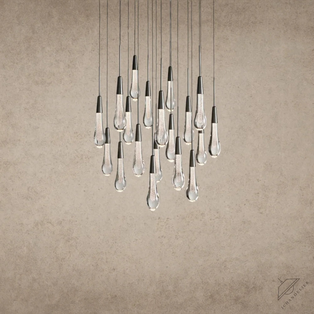 24" / Bronze Soltaire Round Chandelier 17", 24", 36", 58"