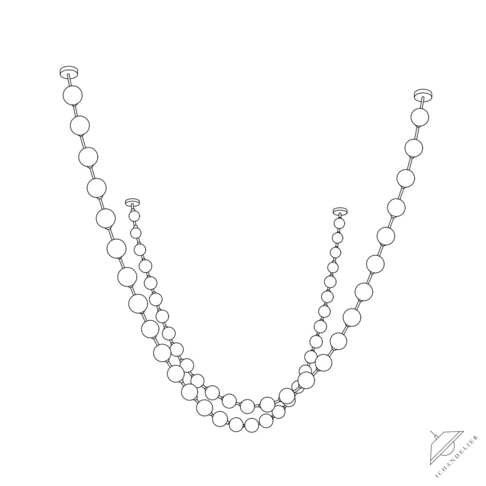 Strand Necklace Chandelier