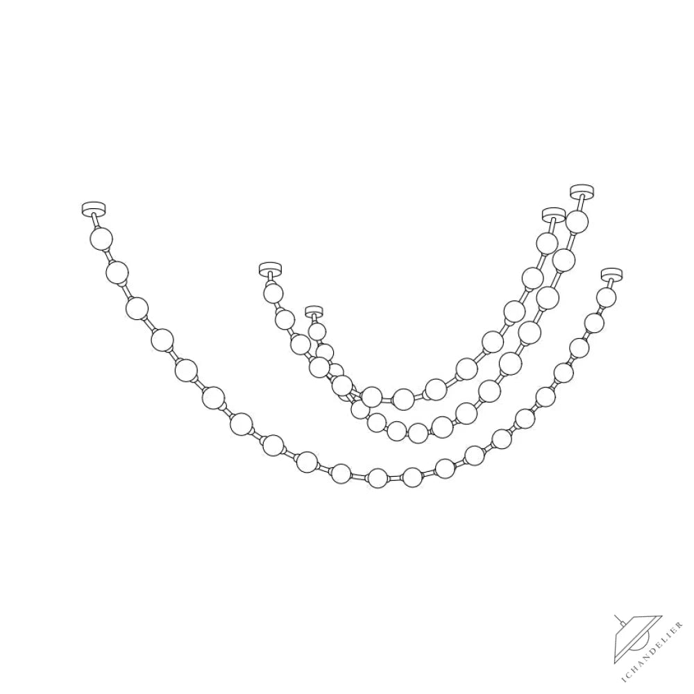 Strand Necklace Chandelier