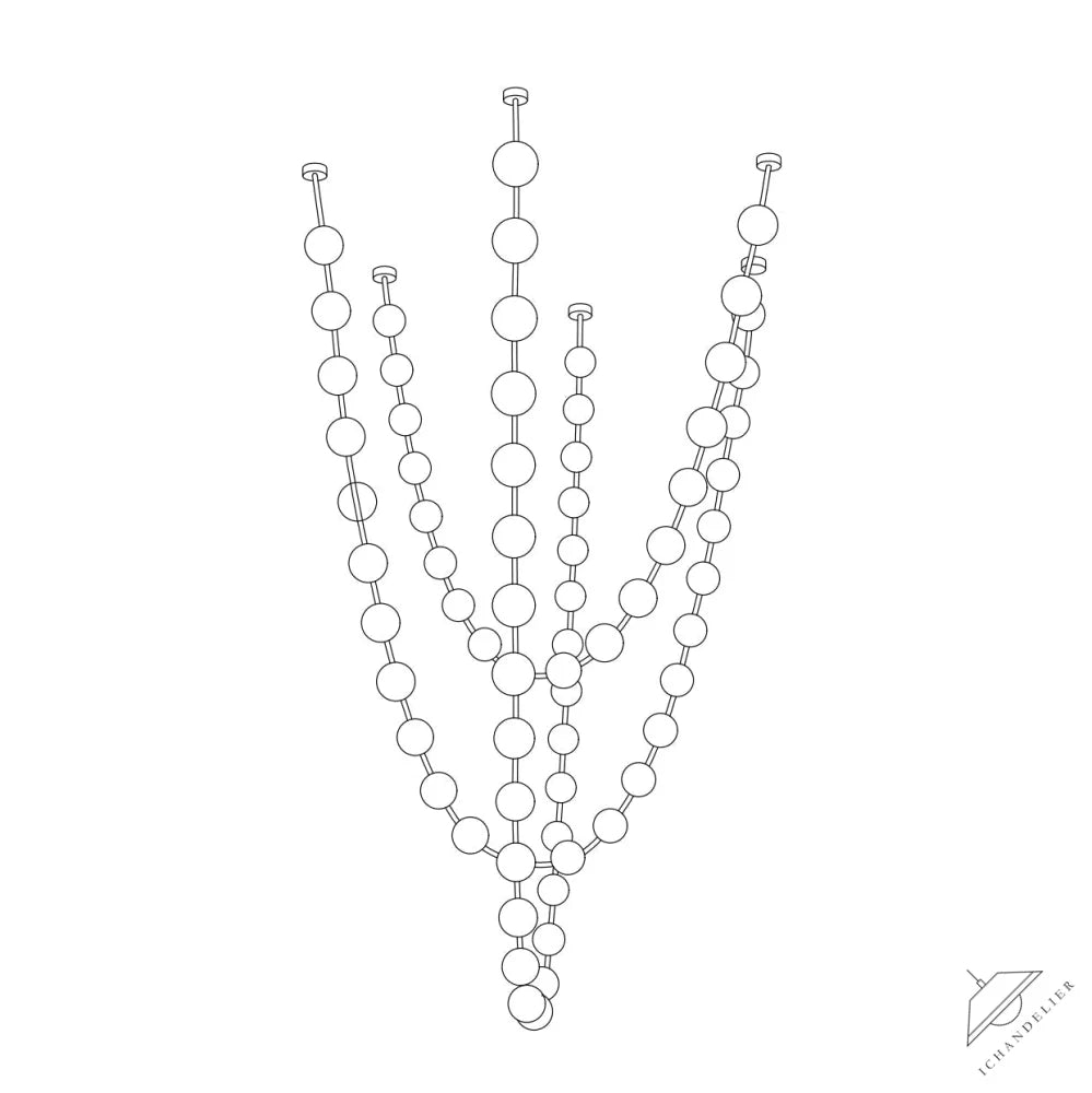 Strand Necklace Chandelier