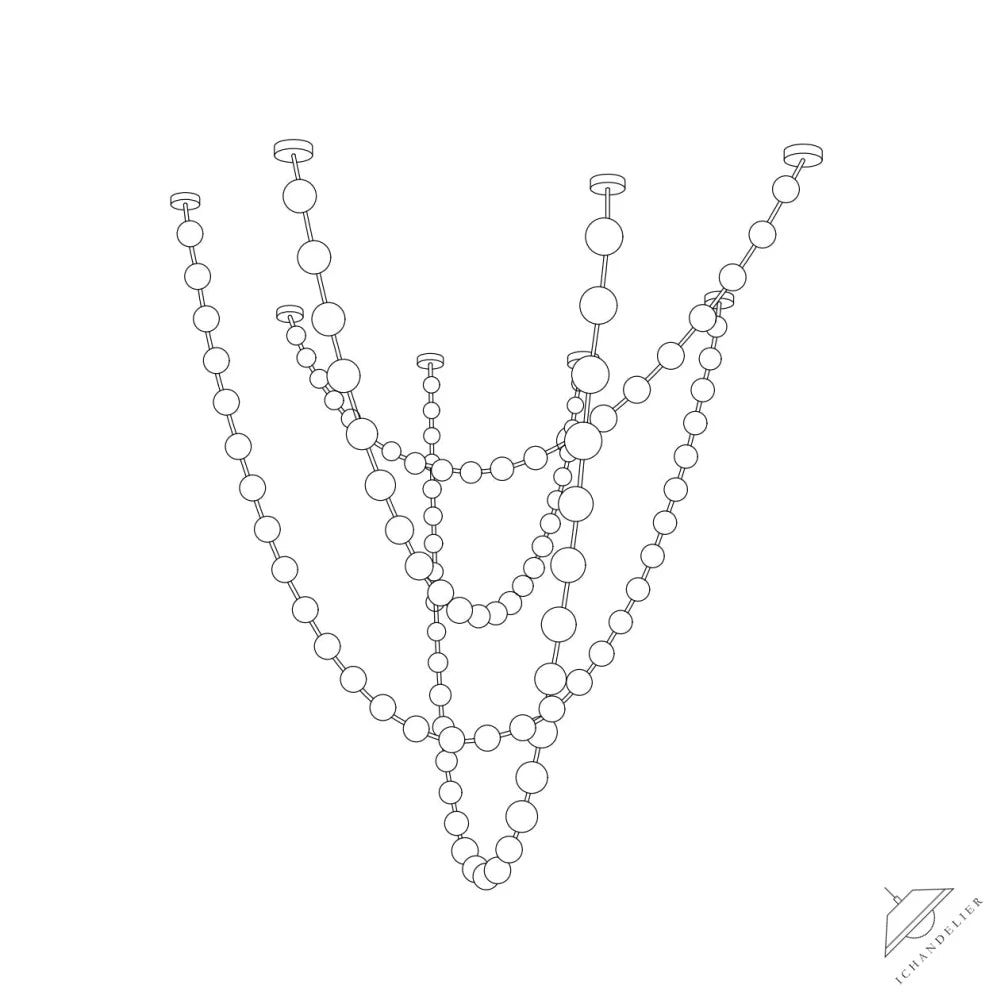 Strand Necklace Chandelier
