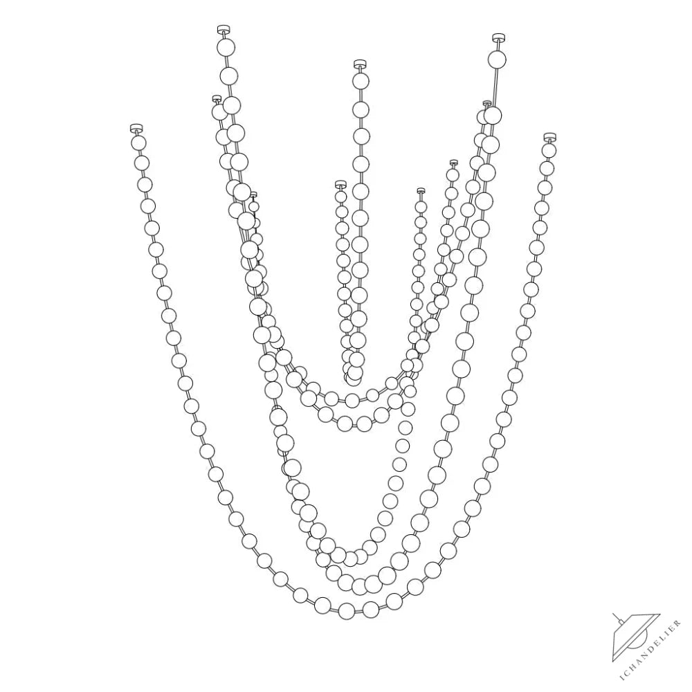 Strand Necklace Chandelier