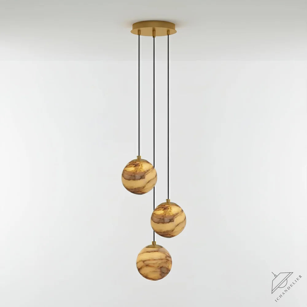 Sultana Alabaster Cluster Chandelier