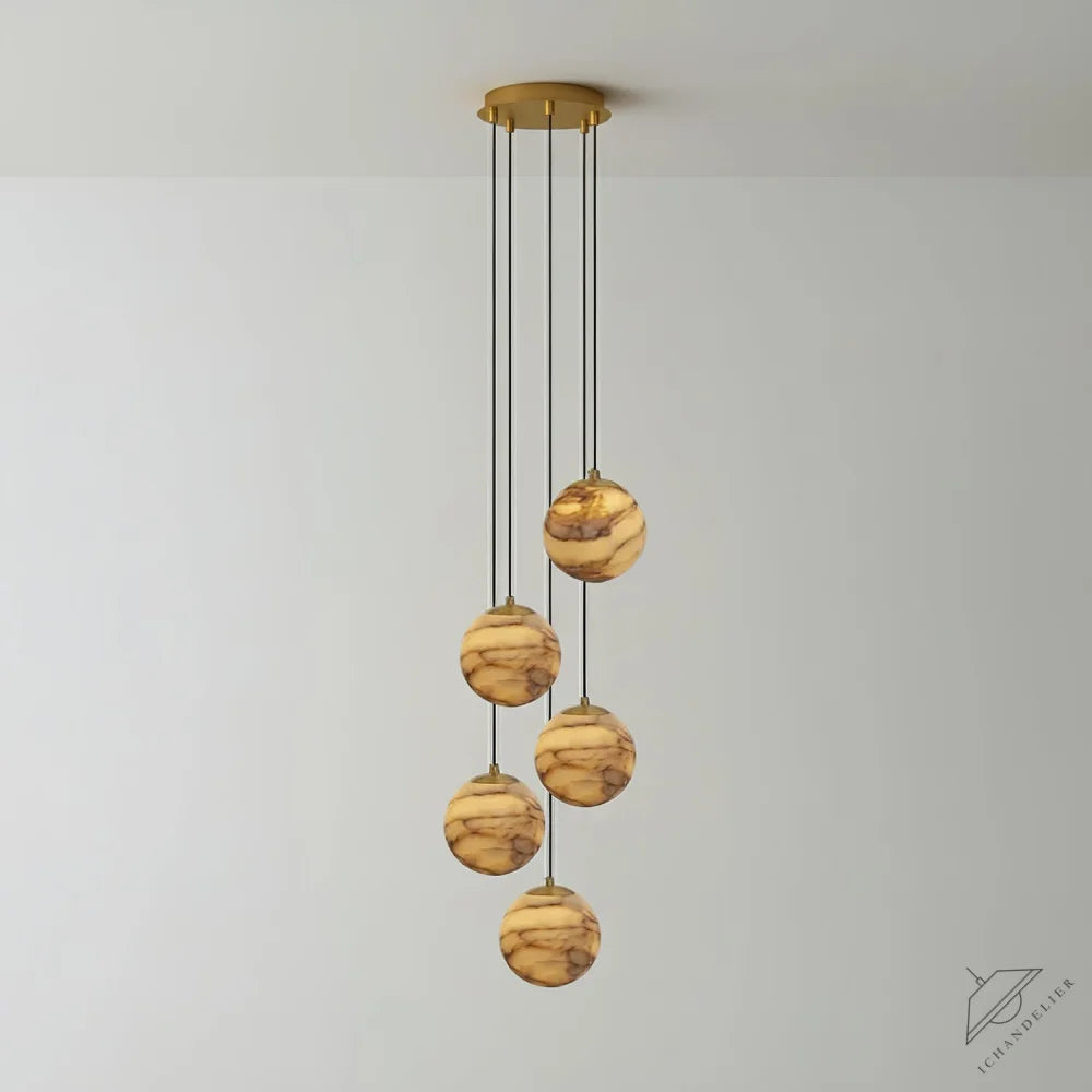 Sultana Alabaster Cluster Chandelier