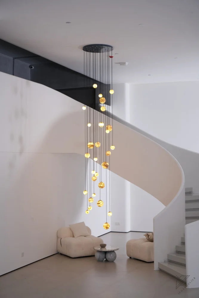 Sultana Alabaster Cluster Chandelier