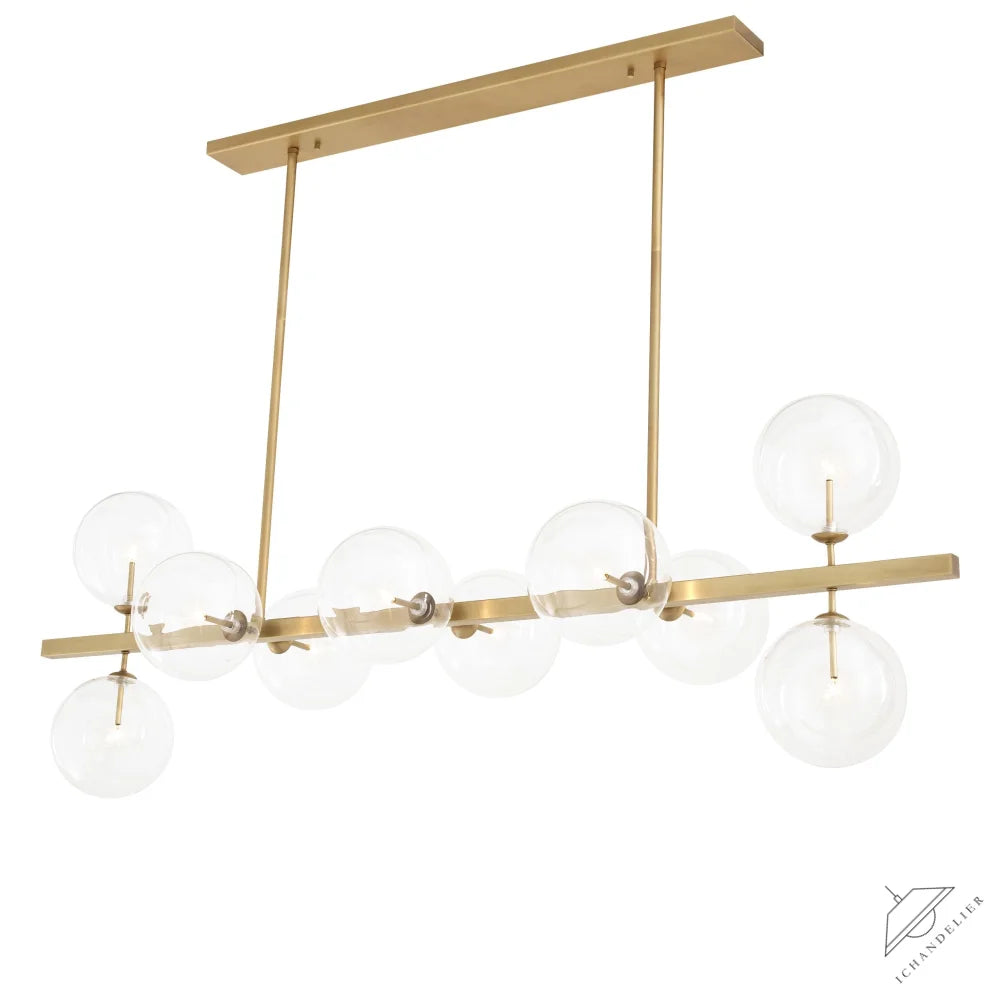 Tango Modern Brass Chandelier - [Brass/Nickel]
