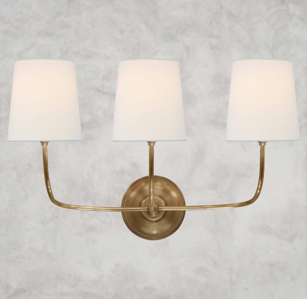 Vendome Triple Sconce