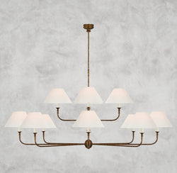 Piaf Two-Tier Chandelier 58", 72"