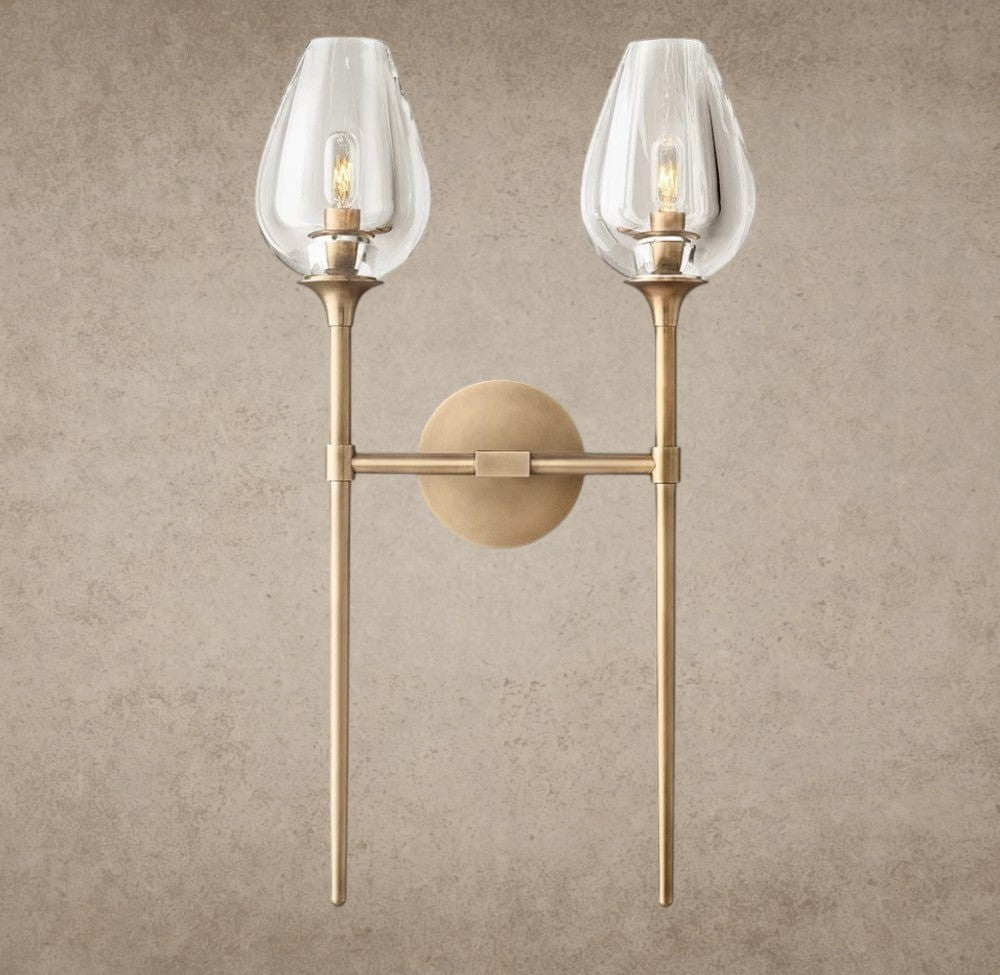 TULIP DOUBLE SCONCE