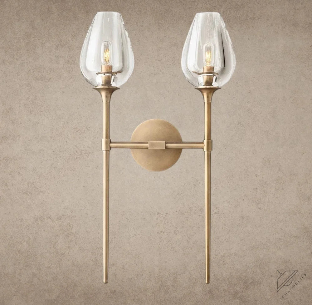 TULIP DOUBLE SCONCE