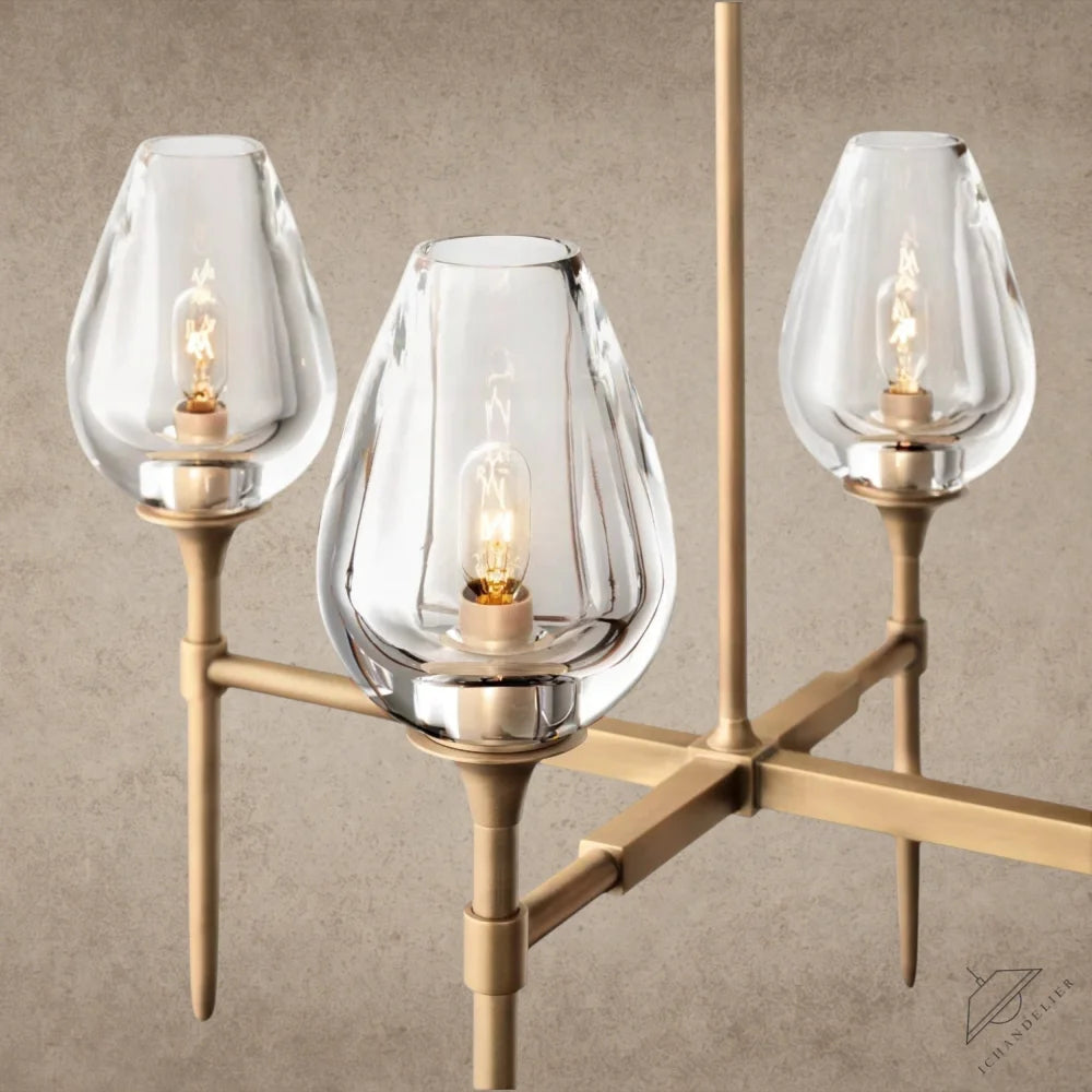 Tulip Linear Chandelier 52", 65"