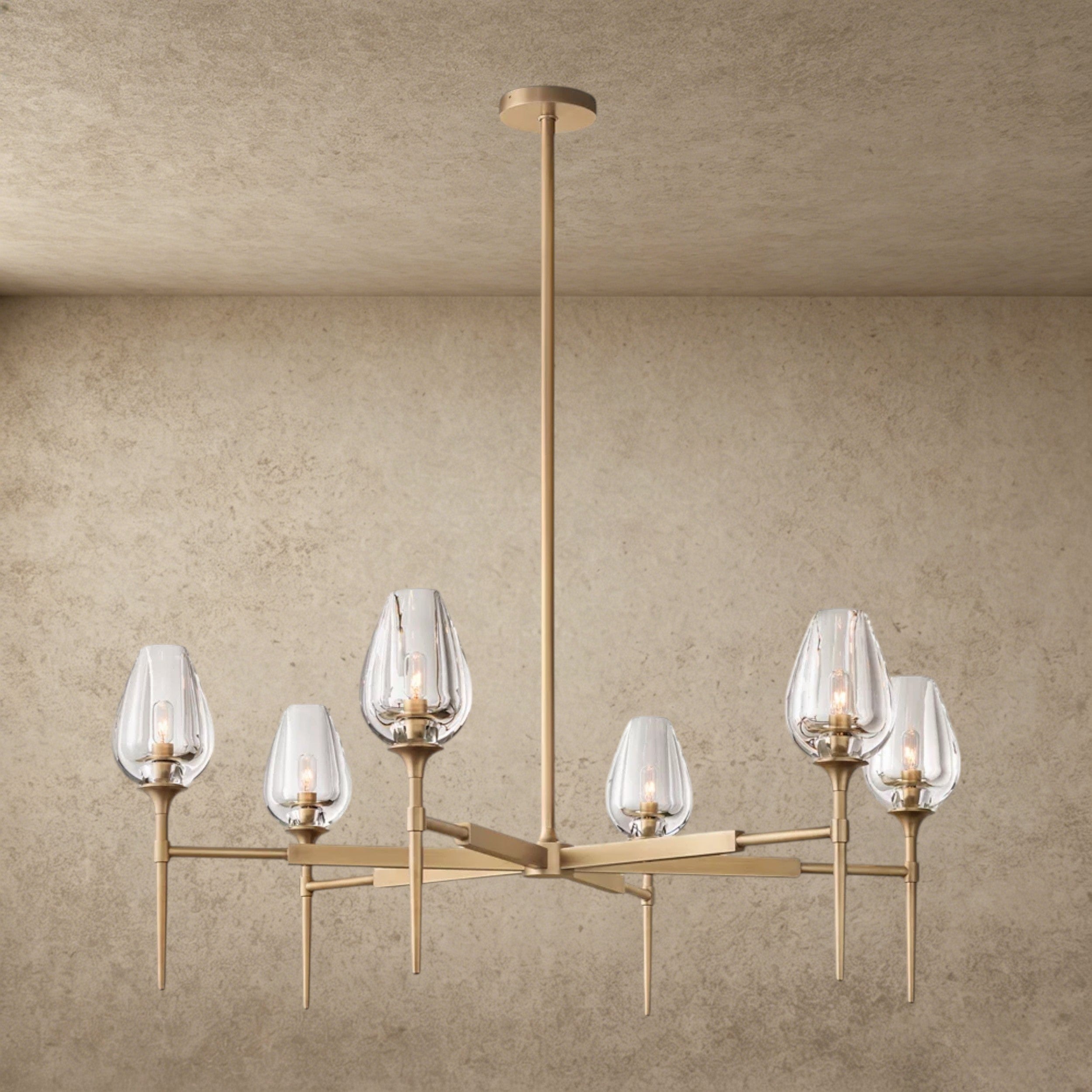 TULIP ROUND CHANDELIER 27", 42", 54"