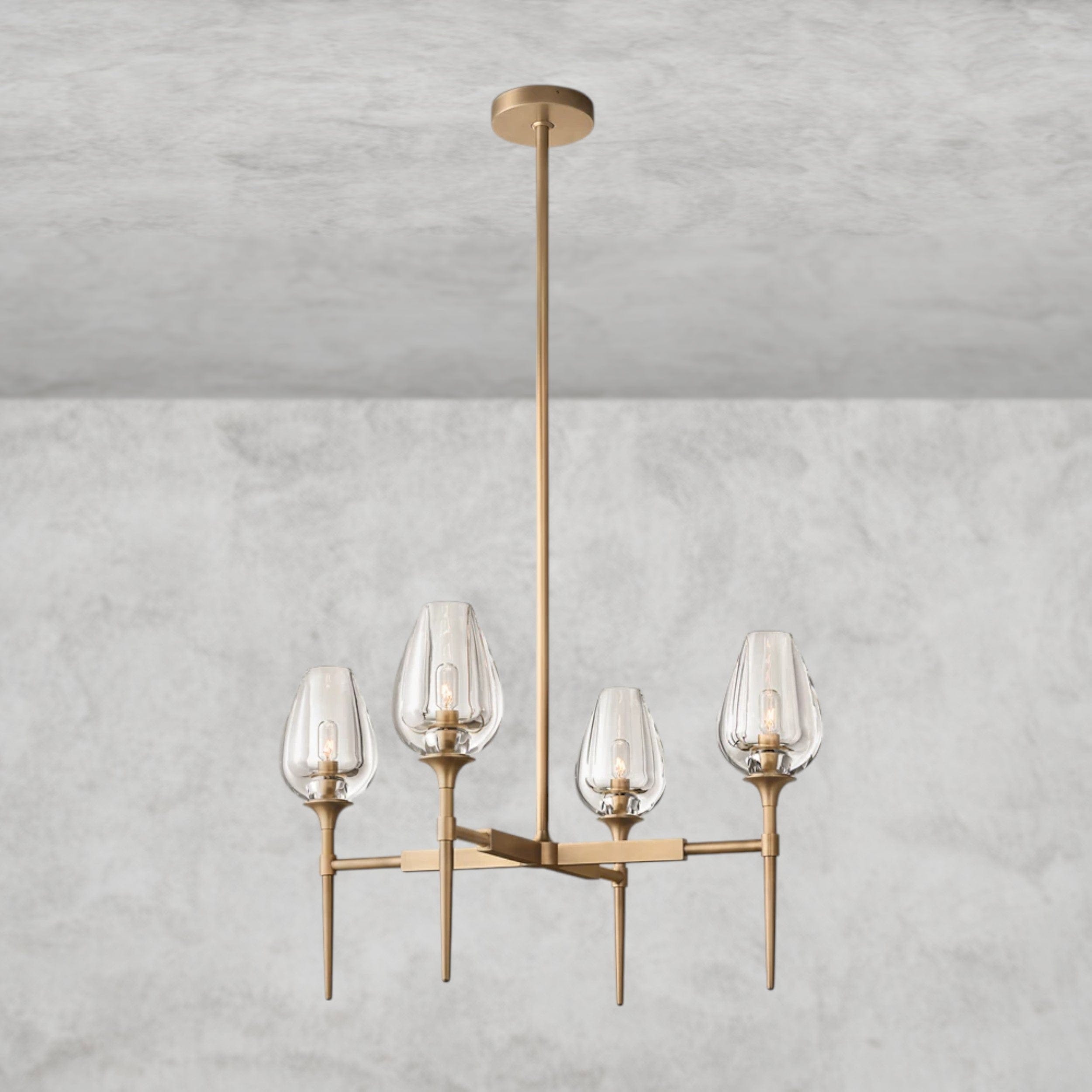 TULIP ROUND CHANDELIER 27