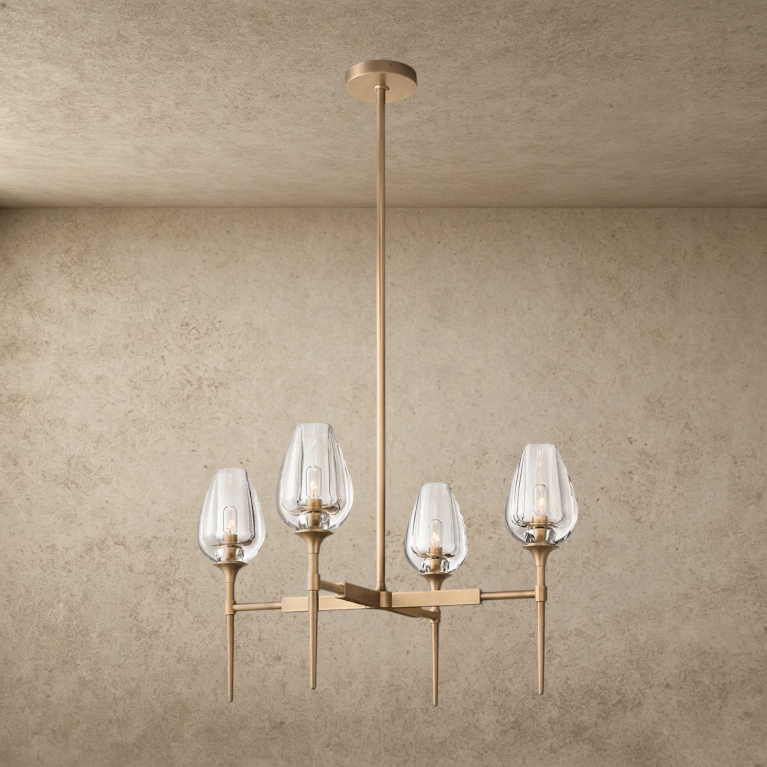 TULIP ROUND CHANDELIER 27", 42", 54"