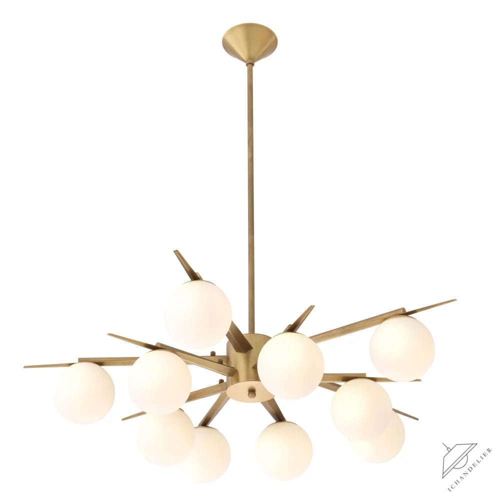 Venezia Modern Brass Chandelier