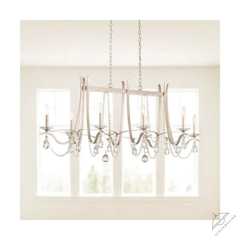 Vesca Long Chandelier 58"