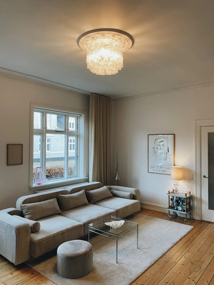 Vintage – Murano chandelier for Venini – 1970 – Transparent